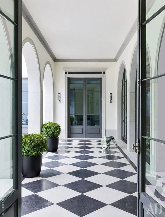 Always in Style | Classic Checkerboard Flooring